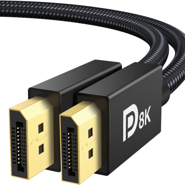 Câble DisplayPort – Haute Résolution 4K – Connecteur PC Écran