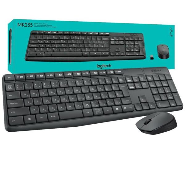 Logitech MK235 – Clavier et Souris Sans Fil
